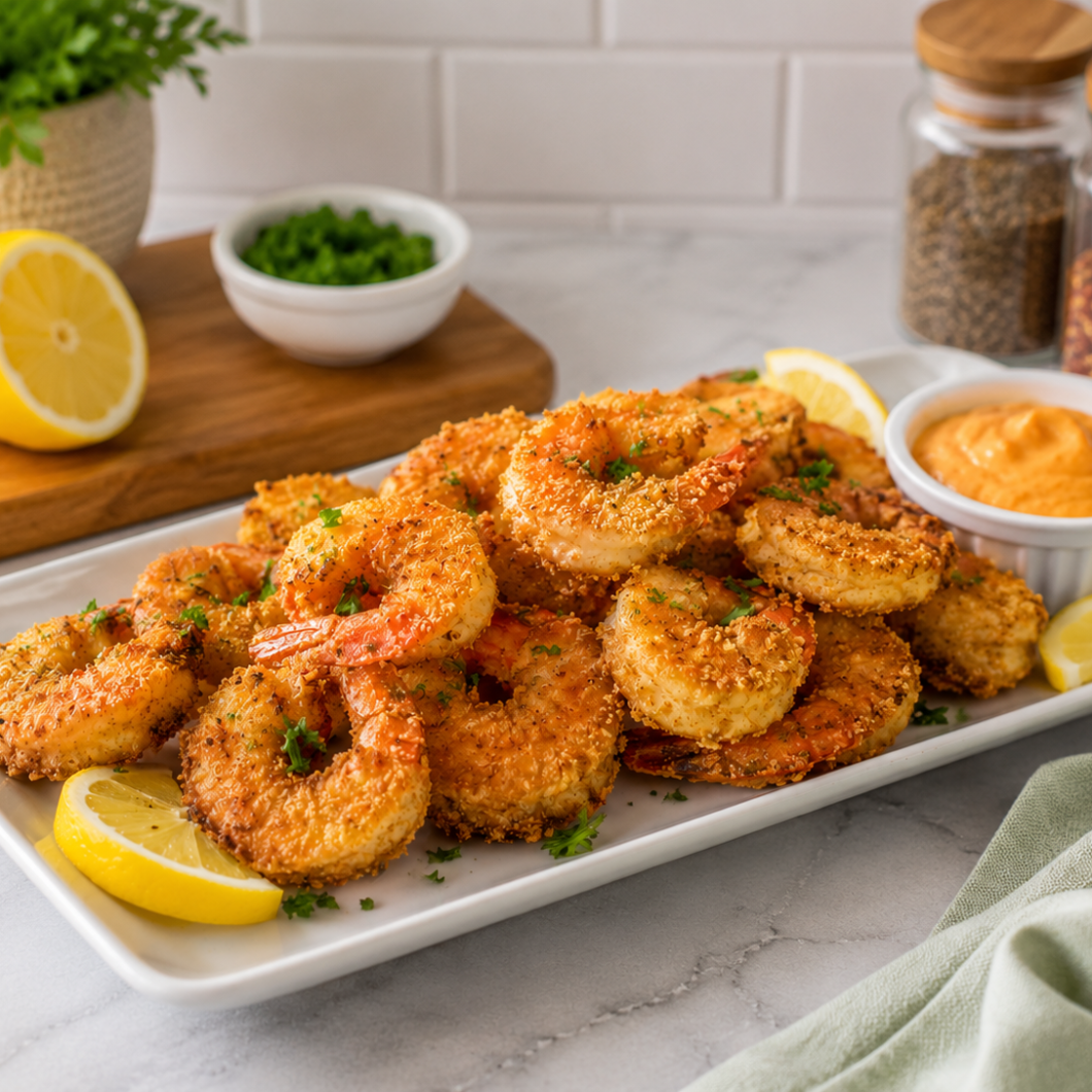 Keto Fried Shrimp