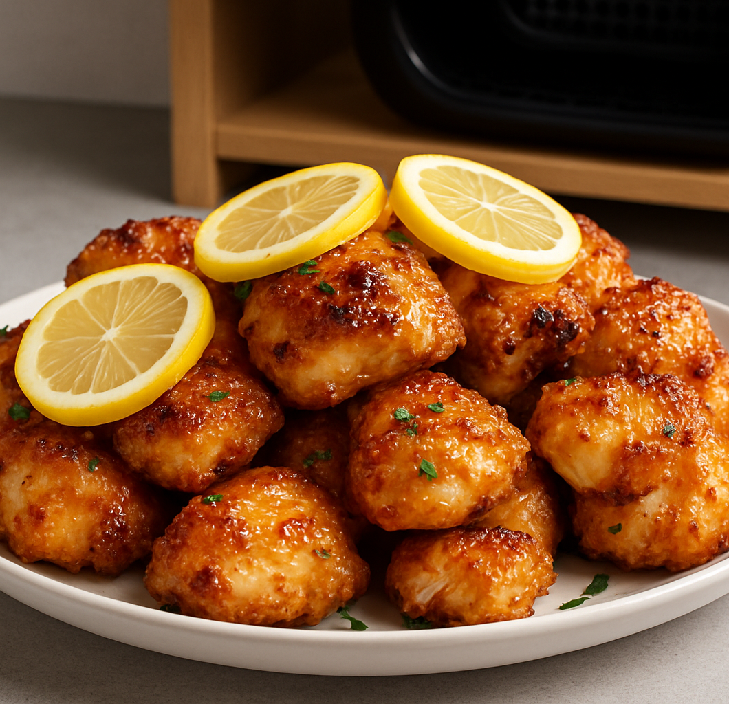 Lemon Garlic Chicken Bites